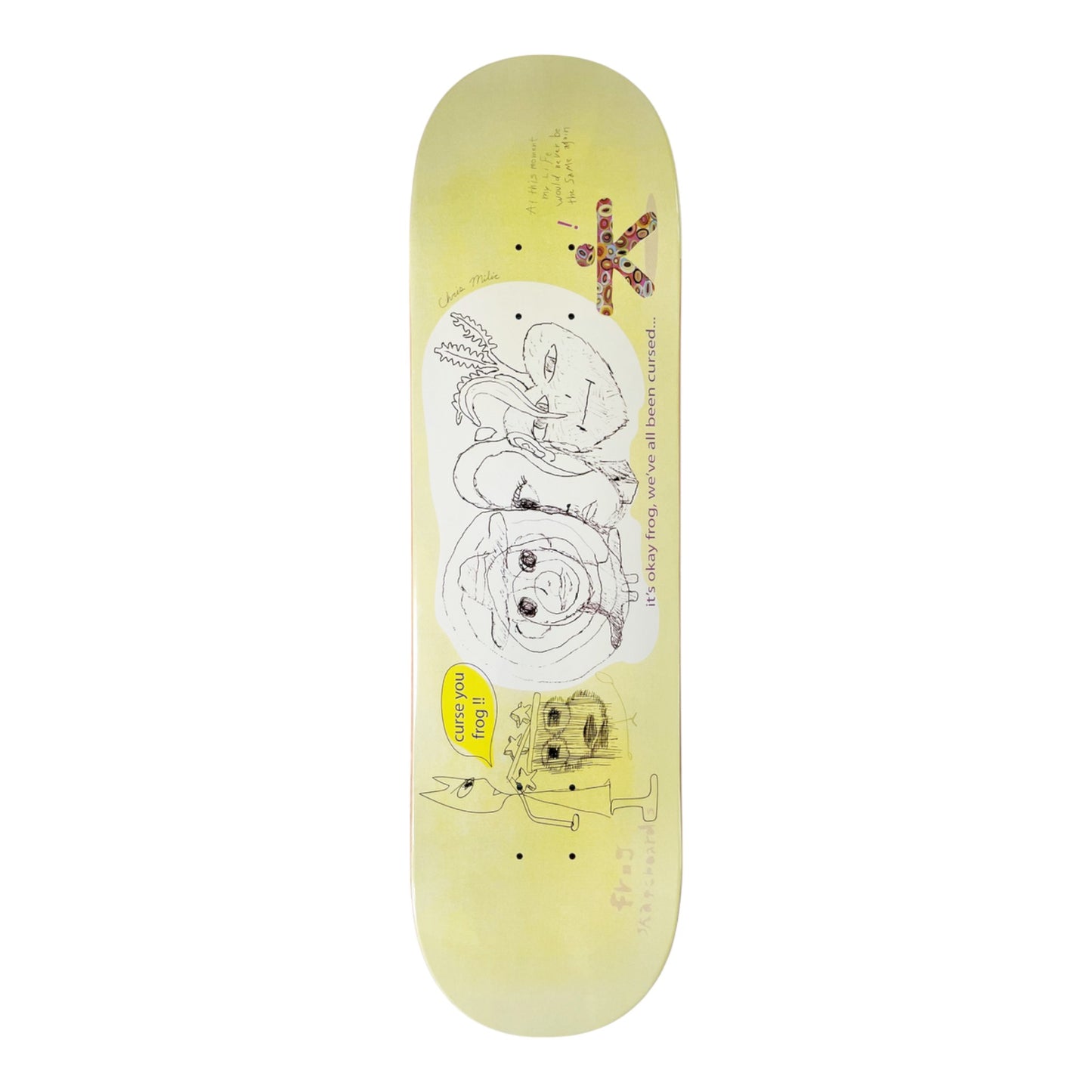 Frog Skateboards - Cursed (Milic) Deck 8.5"