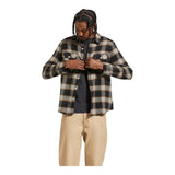 Brixton - 20th Anniversary Bowery L/S Flannel - Black / Cream