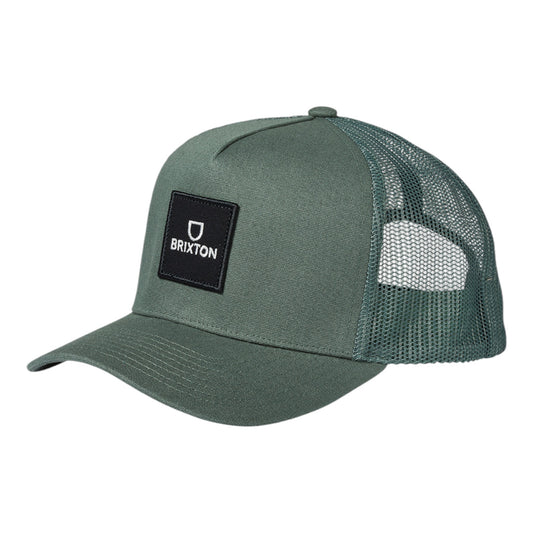 Brixton Alpha Block X C MP Mesh Cap - Agave Green / Agave Green