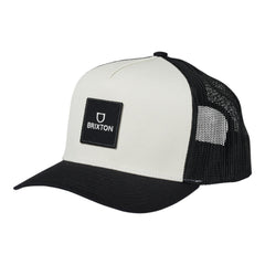 Brixton Alpha Block X C MP Mesh Cap - Black / Off White / Black