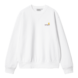 Carhartt WIP American Script Sweat - White