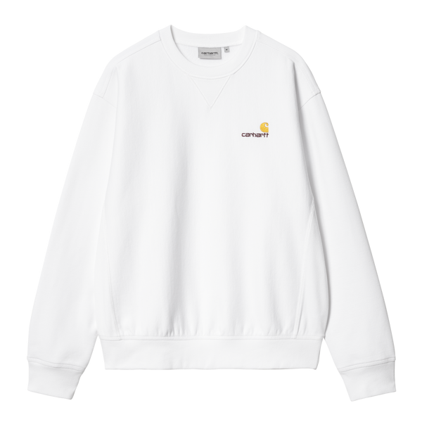 Carhartt WIP American Script Sweat - White