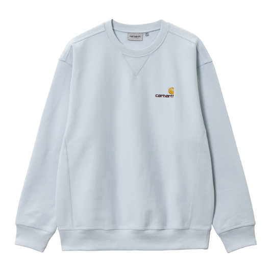 Carhartt WIP American Script Sweat - Ash Heather