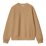 Carhartt WIP American Script Sweat - Peanut