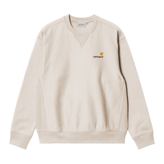 Carhartt WIP American Script Sweat - Moonbeam