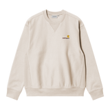 Carhartt WIP American Script Sweat - Moonbeam