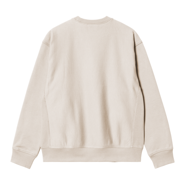 Carhartt WIP American Script Sweat - Moonbeam