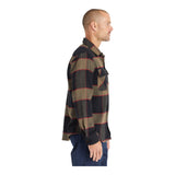 Brixton - Bowery L/S Flannel - Heather Grey / Charcoal