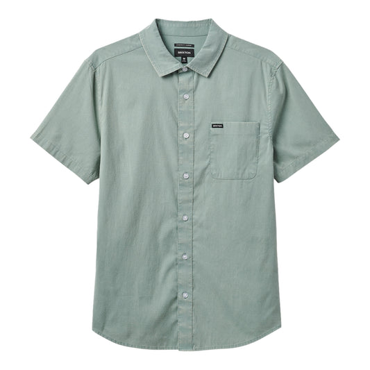 Brixton - Charter Sol Wash S/S Shirt - Chinois Green Sol Wash