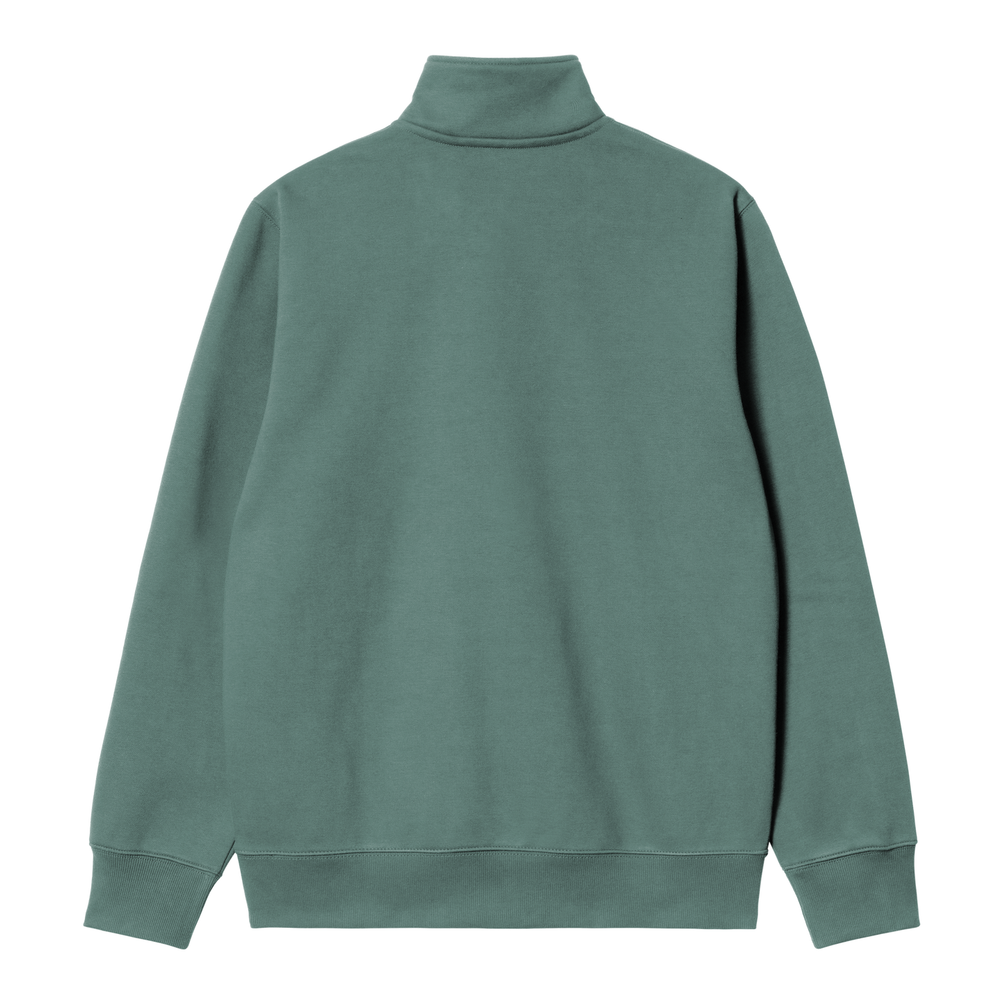 Carhartt WIP Chase Neck Zip Sweat - Silver Pine/Gold