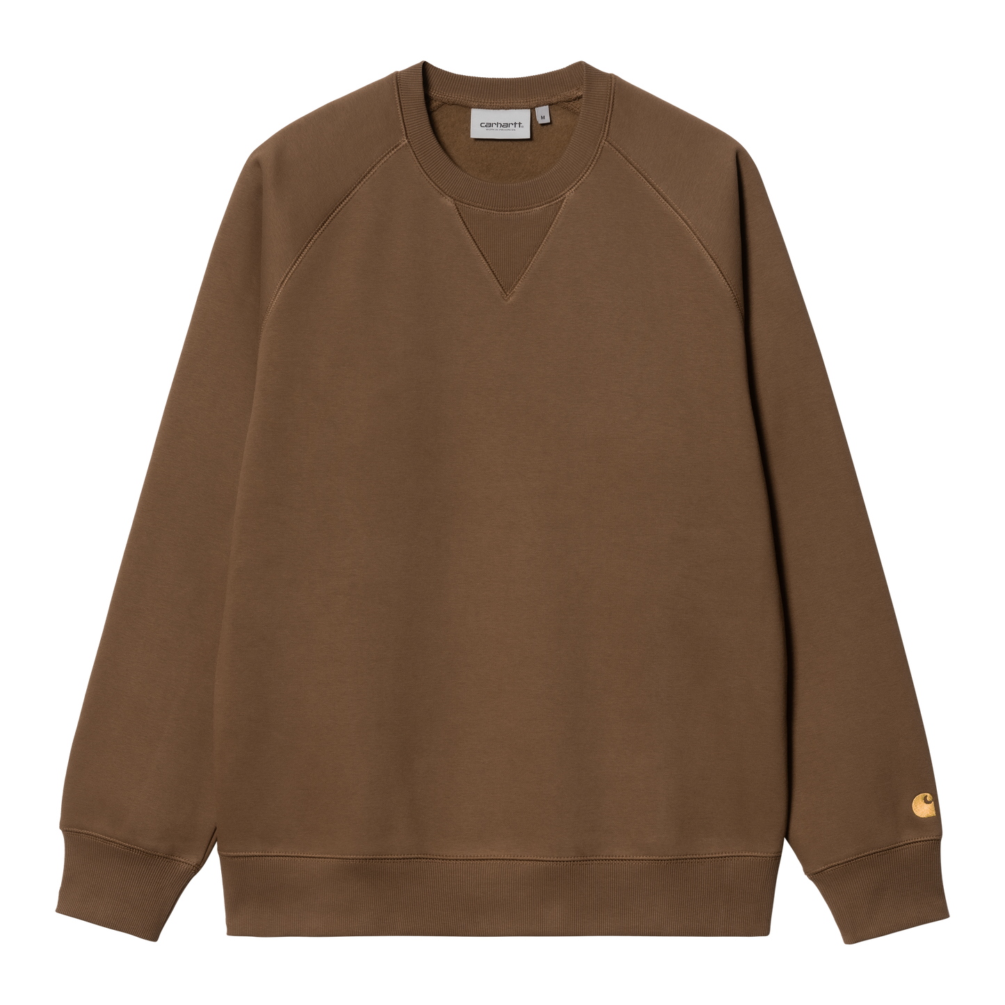 Carhartt WIP Chase Sweat - Chocolate/Gold