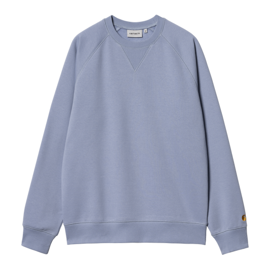 Carhartt WIP Chase Sweat - Charm Blue / Gold