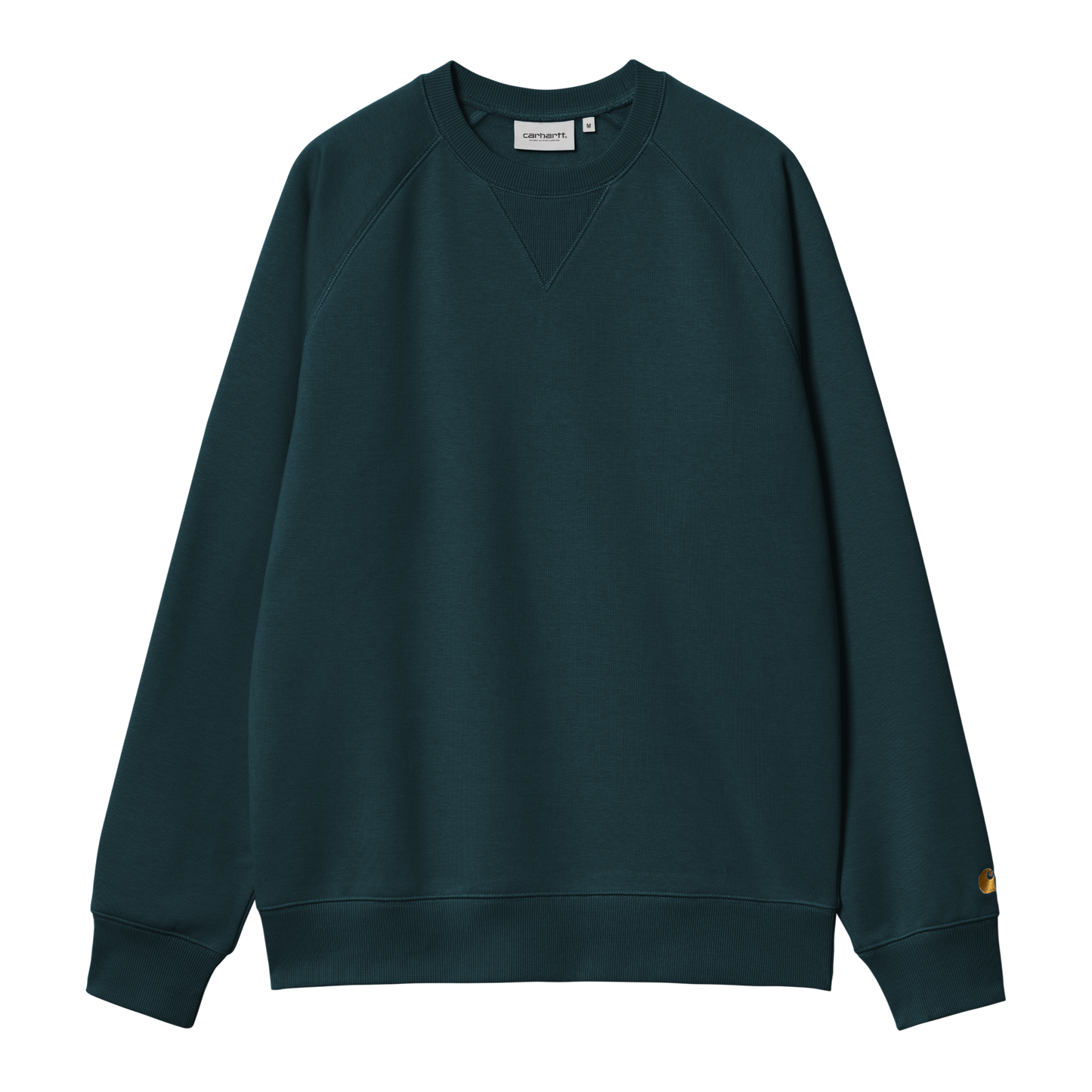 Carhartt WIP Chase Sweat - Duck Blue/Gold