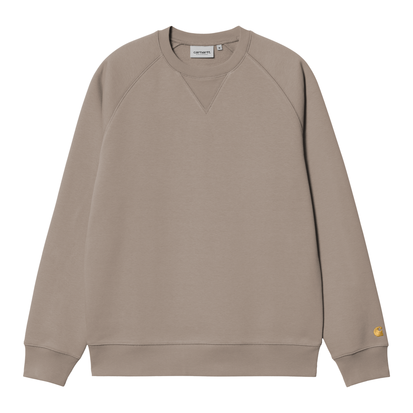 Carhartt WIP Chase Sweat - Dusky Beige/Gold