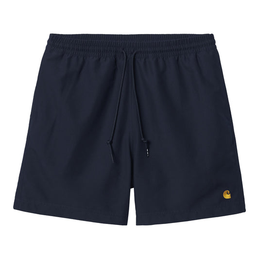 Carhartt WIP Chase Swim Trunks - Dark Navy/Gold