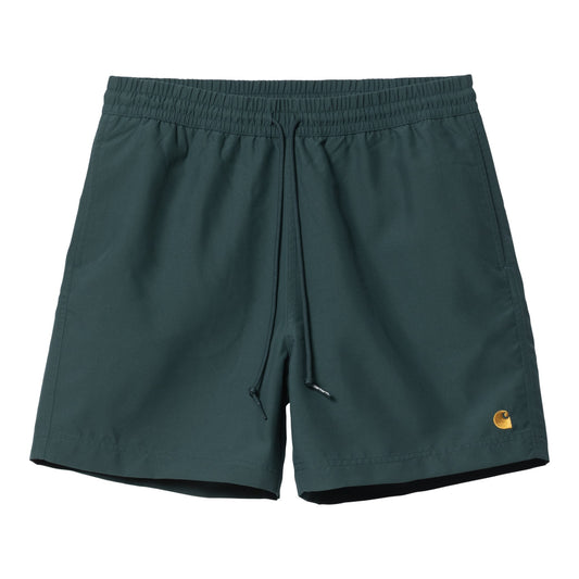 Carhartt WIP Chase Swim Trunks - Botanic/Gold