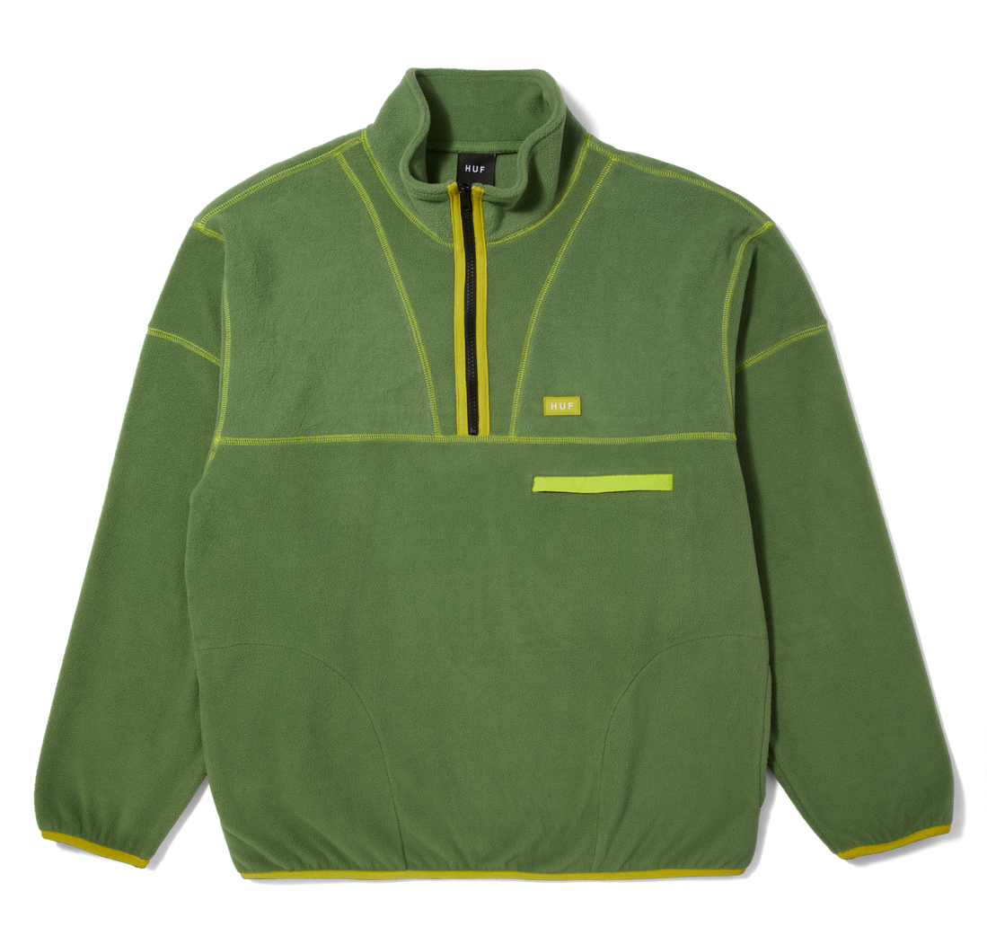 HUF - Elysian 1/4 Zip Fleece - Avocado