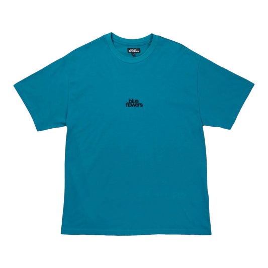 Blue Flowers Evolution T-Shirt - Ocean Blue