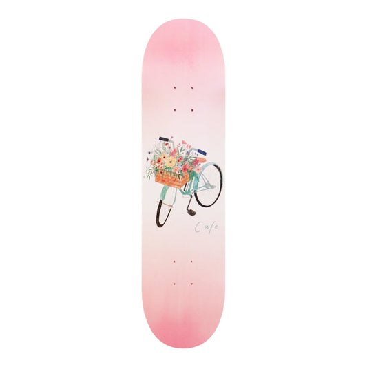 Skate Cafe Flower Basket (Pink) Deck - 8.0"