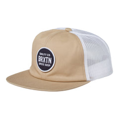 Brixton Gateway NP MP Trucker Cap - Sand / Off White