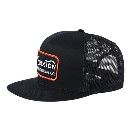 Brixton Grade HP Trucker Cap - Black / Orange / White