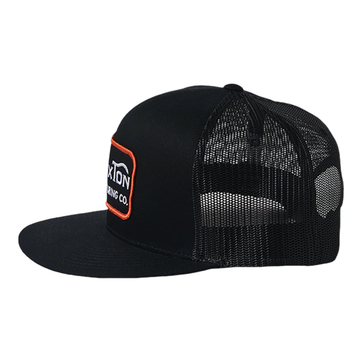 Brixton Grade HP Trucker Cap - Black / Orange / White