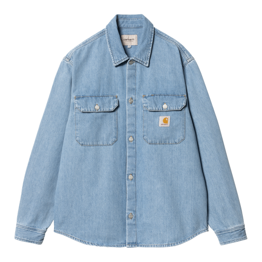 Carhartt WIP Harvey  Shirt Jacket Olympia Denim - Blue Dark Bleached