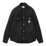 Carhartt WIP Harvey  Shirt Jacket Olympia Denim - Black Dark Used Wash