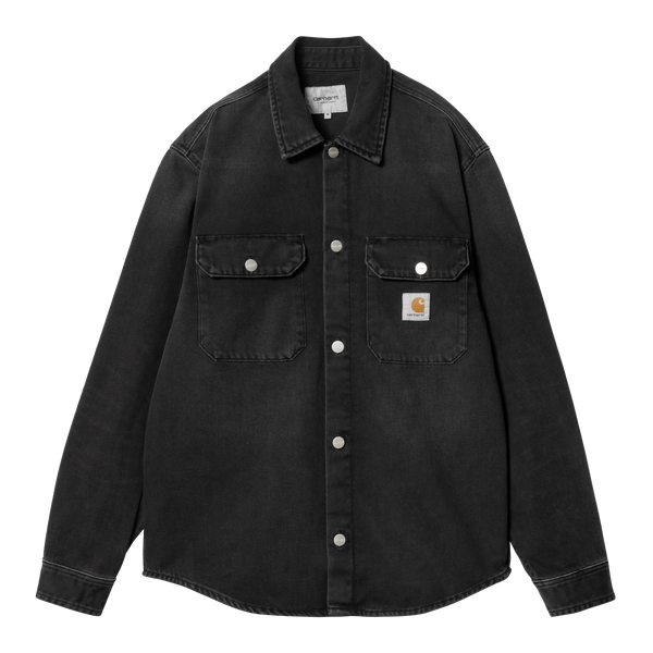 Carhartt WIP Harvey  Shirt Jacket Olympia Denim - Black Dark Used Wash