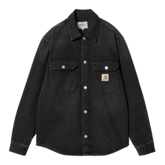 Carhartt WIP Harvey  Shirt Jacket Olympia Denim - Black Dark Used Wash