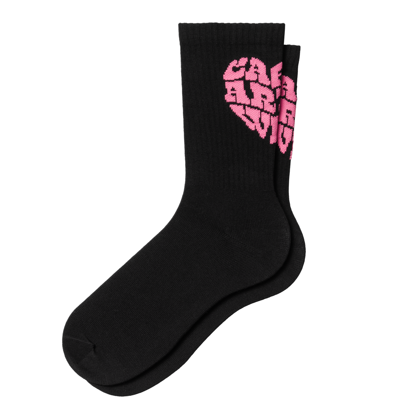 Carhartt WIP - Heartbreaker Socks - Black/Lumo Pink