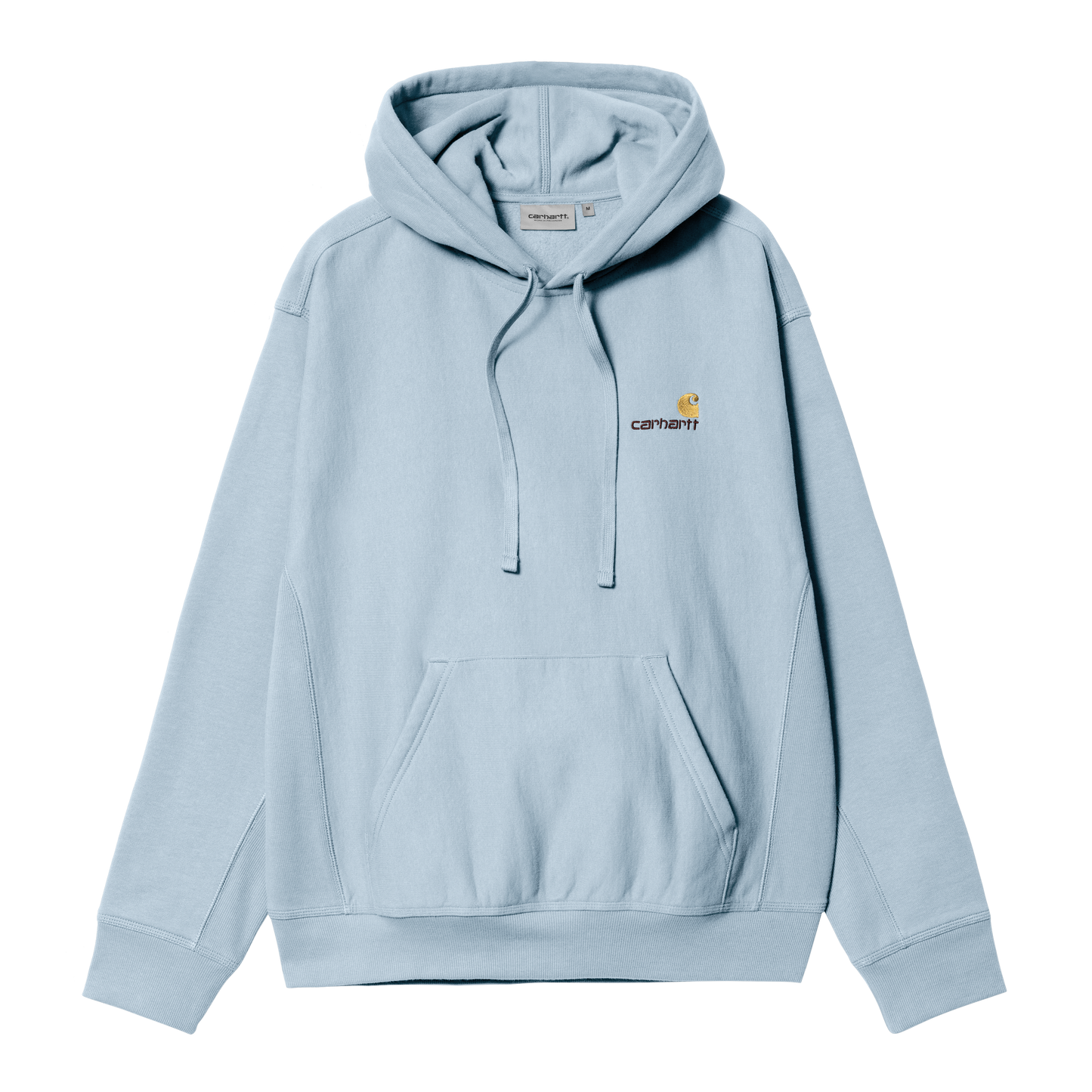 Carhartt WIP Hooded American Script Sweat - Frosted Blue