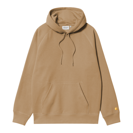 Carhartt WIP Hooded Chase Jacket - Peanut/Gold