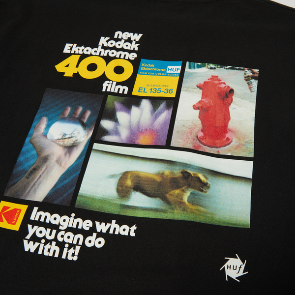 HUF x Kodak Imagine What S/S Tee - Black