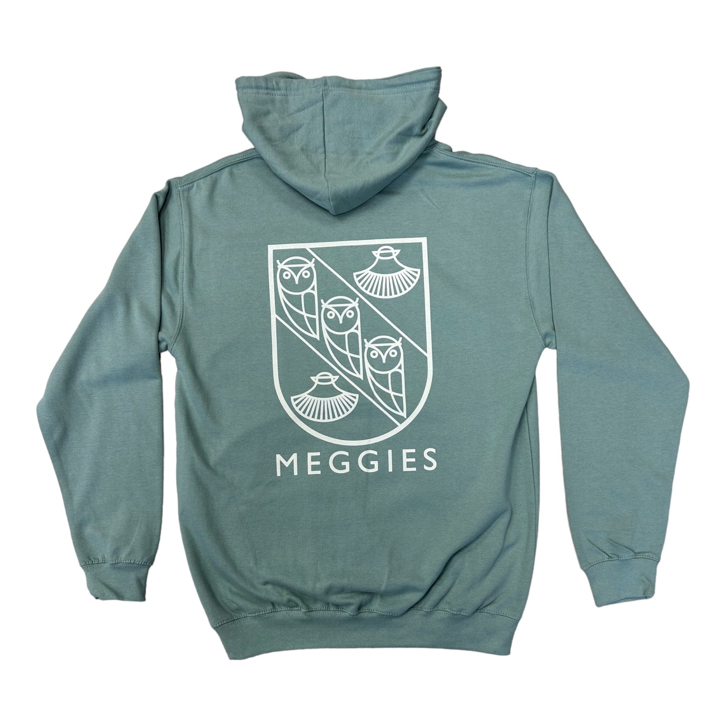 Forw4rd Meggies Mono Crest Hoody - Dusty Green