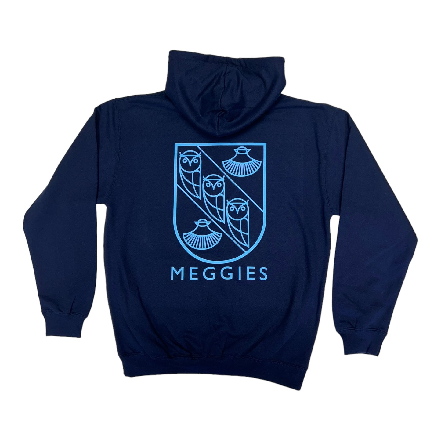 Forw4rd Meggies Mono Crest Hoody - Navy/Blue