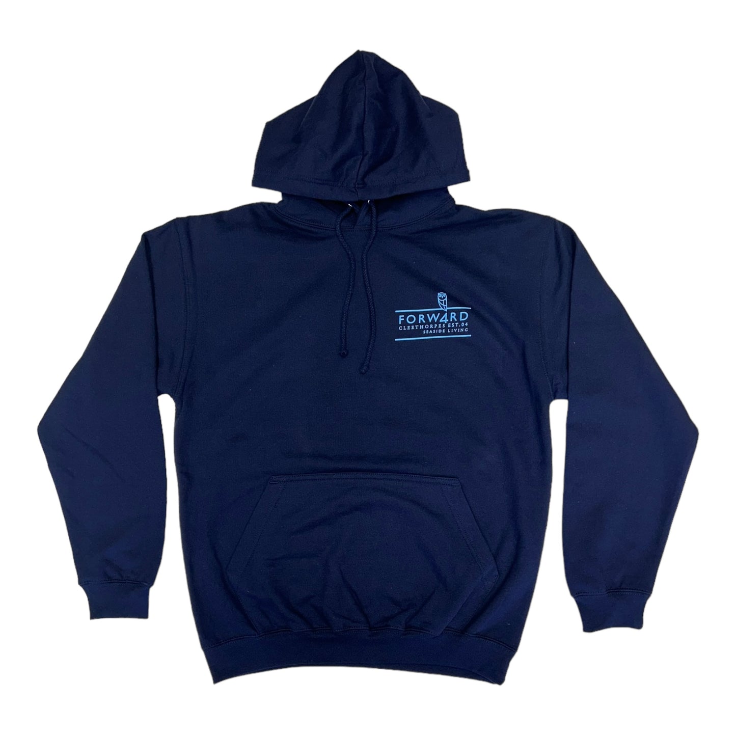 Forw4rd Meggies Mono Crest Hoody - Navy/Blue