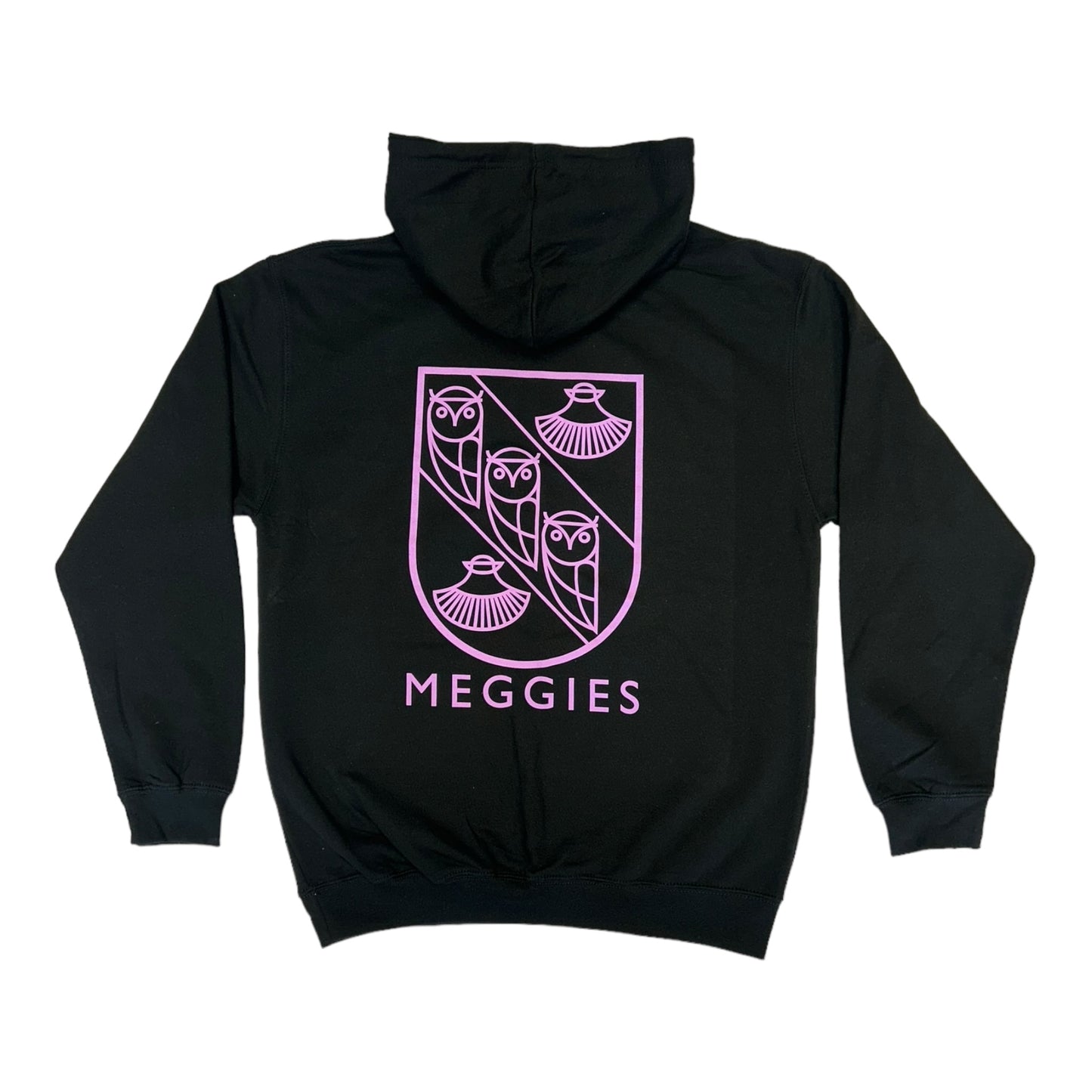 Forw4rd Meggies Mono Crest Hoody - Black/Pink