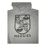 Forw4rd Meggies Mono Crest Hoody - Heather Grey / Black