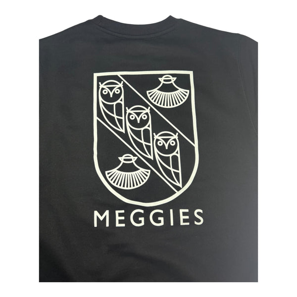 Forw4rd Meggies Mono Crest Sweatshirt - Black