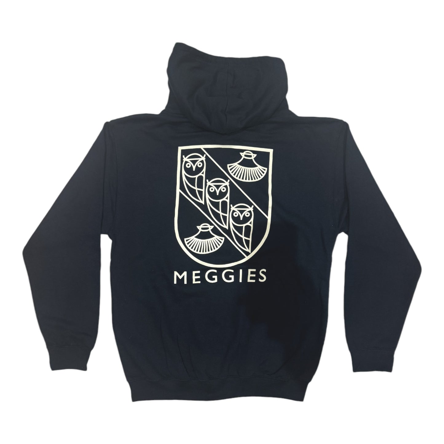 Forw4rd Meggies Mono Crest Zip Hoody - Navy