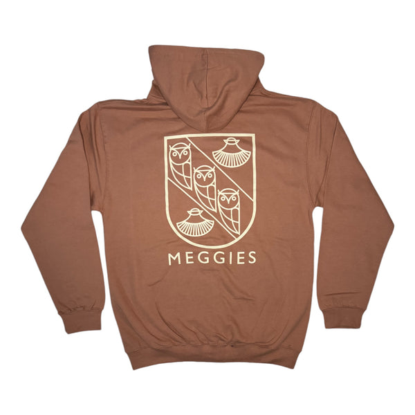 Forw4rd Meggies Mono Crest Zip Hoody - Dusty Pink