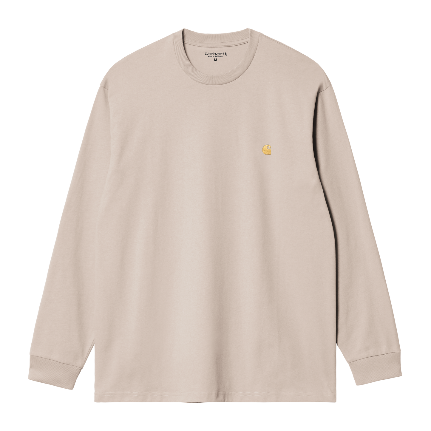 Carhartt WIP L/S Chase T-Shirt - Dusky Beige / Gold