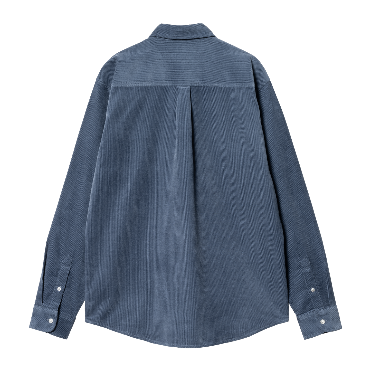 Carhartt WIP L/S Madison Fine Cord Shirt - Blue / Black