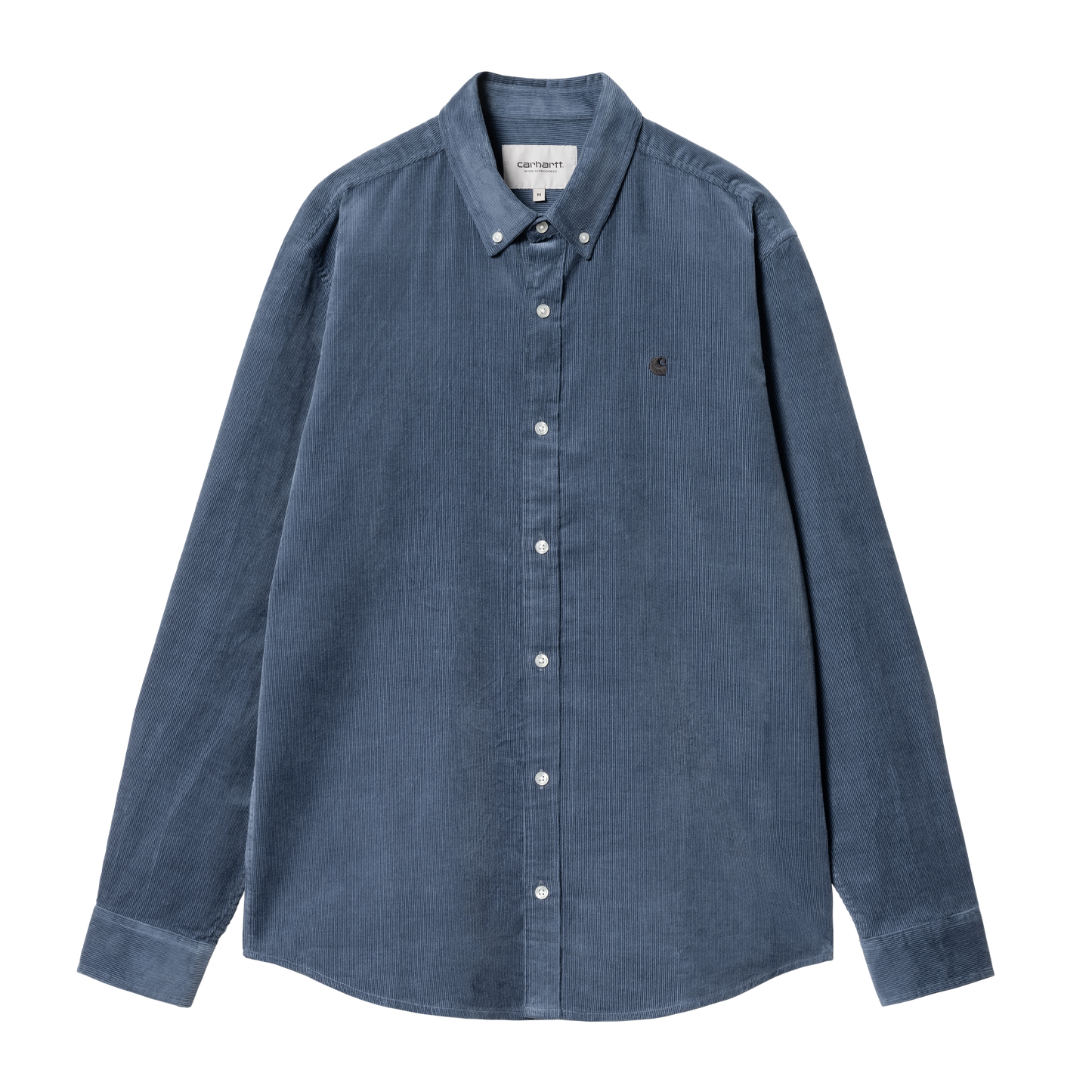 Carhartt WIP L/S Madison Fine Cord Shirt - Blue / Black