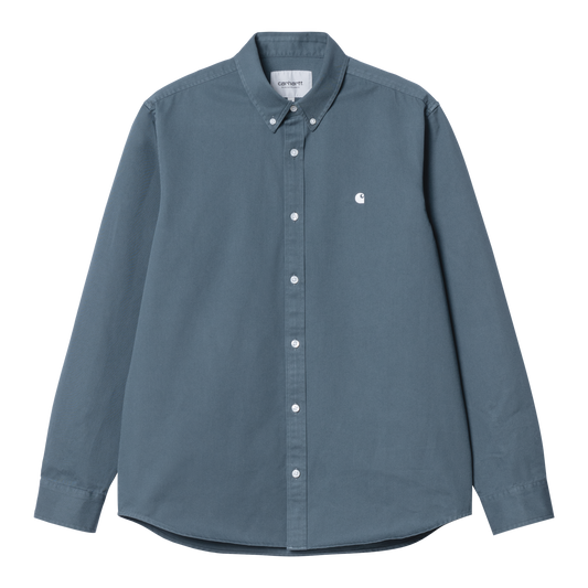 Carhartt WIP L/S Madison Shirt - Positano/Wax