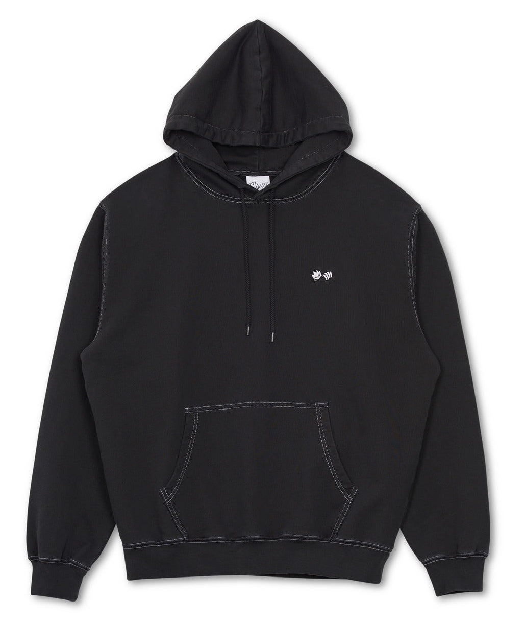 Last Resort AB X Spitfire Swirl Hoodie - Washed Black