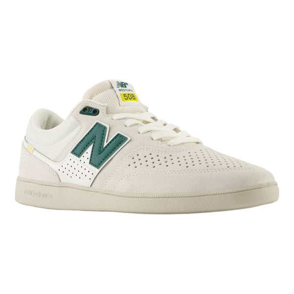 New Balance Numeric 508 Shoes - Sea Salt / Forest Green