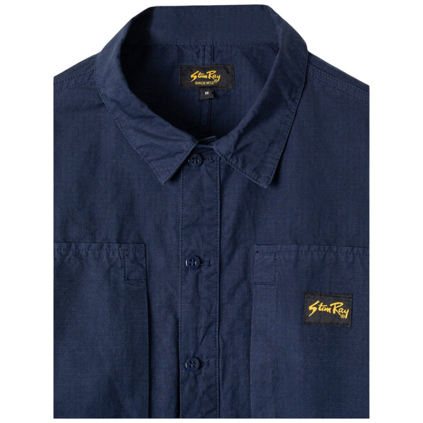 Stan Ray Painters Pop Over Shirt - Navy Ripstop