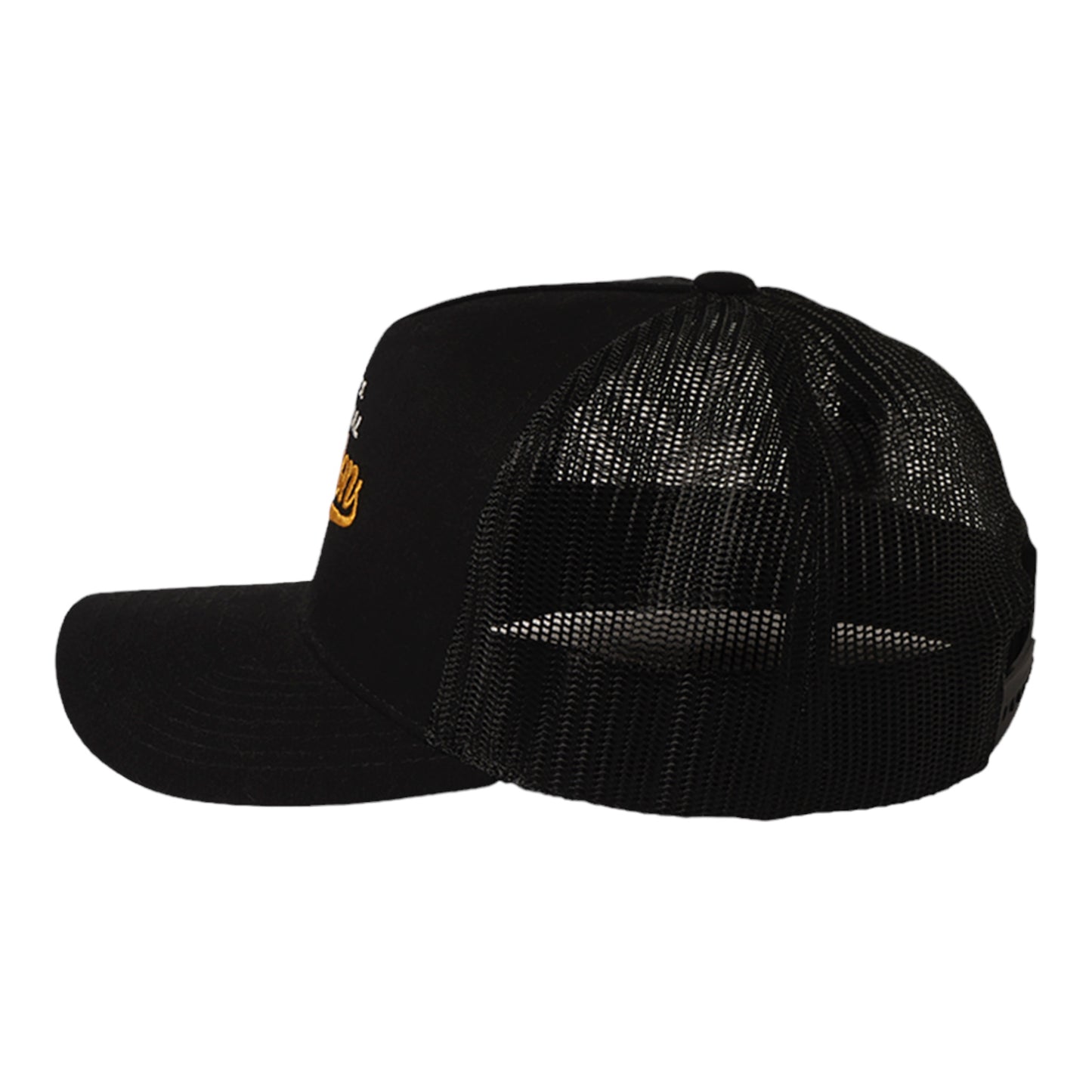 Brixton Postal C Netplus MP Trucker Cap - Black / Black